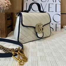 Gucci GG Marmont Torchon Mini Top Handle Crossbody 3
