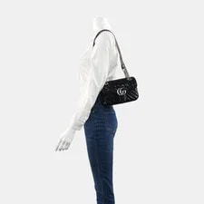 Gucci GG Marmont Crossbody Bags Glitter 2