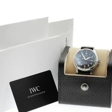 IWC — IWC Schaffhausen Pilot Mark XX IW328201 40mm SS Black Dial Leather #C187 — Watch — resale
