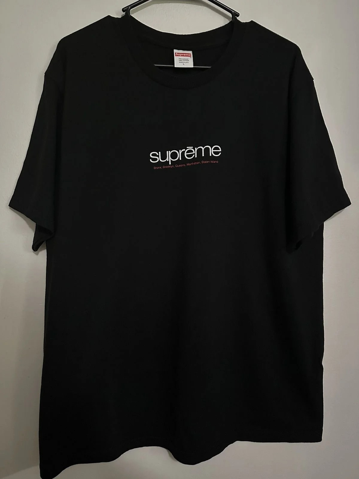 Supreme — Supreme Five Boroughs Tee — streetwear — resale