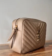 Saint Laurent Lou Camera Dark Quilted Crossbody HW NEW 4