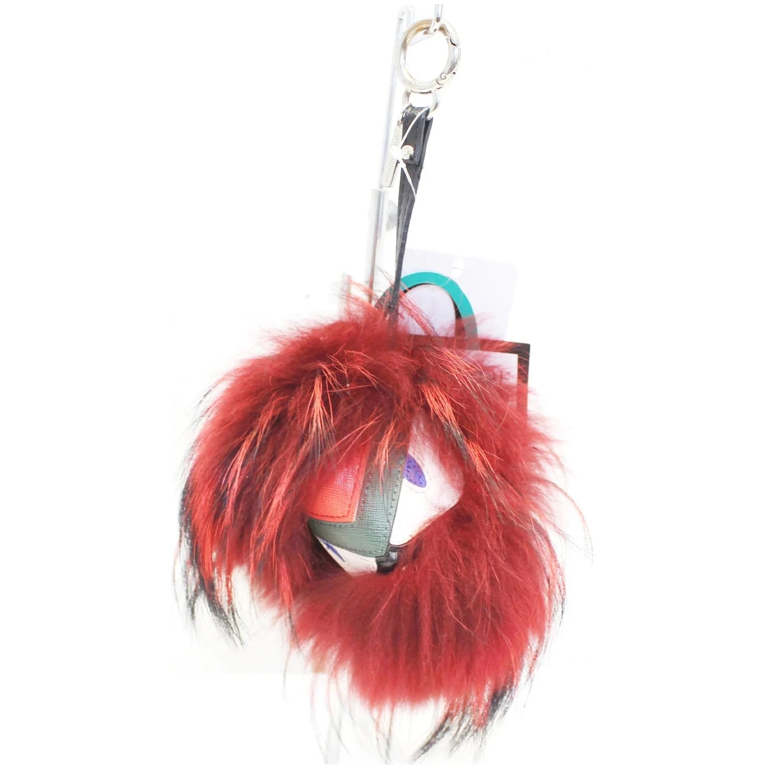 Fendi — Fendi Fox Fur Monster Bag Bug Charm — Accessory — resale
