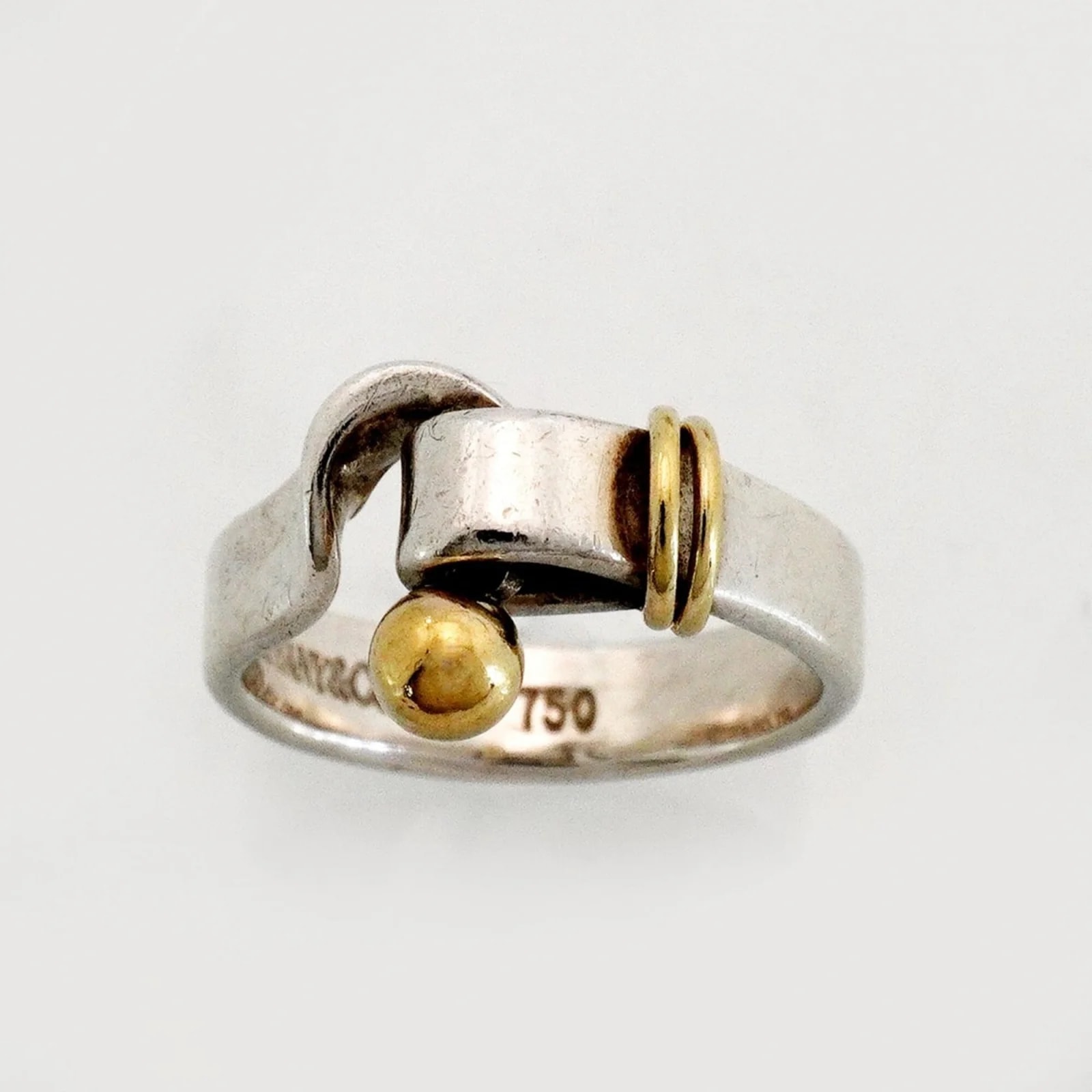 Tiffany Yellow Gold (18K) 925 Band 2