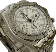 Breitling Chronomat Evolution A13356 Automatic White Dial Silver 2