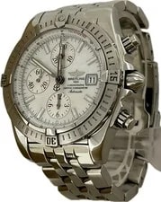 Breitling Chronomat Evolution A13356 Automatic White Dial Silver 3