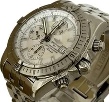 Breitling Chronomat Evolution A13356 Automatic White Dial Silver 4