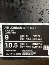 Jordan Air 4 Retro Cat 2020 Mid Top CU1110-010 4