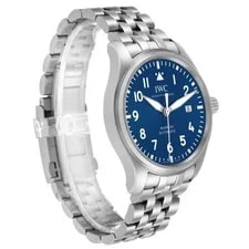 IWC Pilot Mark XX Steel Blue Dial IW328204 Box Card 3