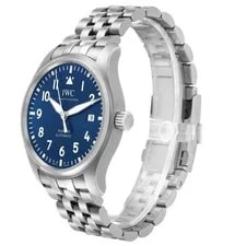 IWC Pilot Mark XX Steel Blue Dial IW328204 Box Card 4