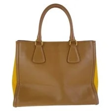 Prada Triangle Logo Plate Yellow Gold Hardware To 2
