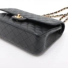 Chanel Matelasse 25 Grained Double Flap Double Chain Met 3