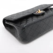 Chanel Matelasse 25 Grained Double Flap Double Chain Met 4
