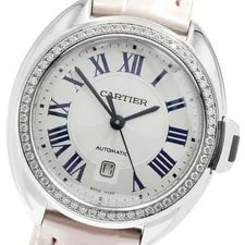 Cartier — Cartier W4CL0005 Cl de Date Diamond Bezel Automatic Good — Watch — resale