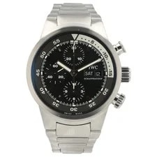 IWC — IWC Aquatimer Day Date Black Dial Stainless Steel 42mm Automatic ’s — Watch — resale