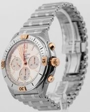 NEW Papers Breitling Chronomat B01 Silver Two-Tone Gold Steel 42mm IB0134 BOX 4