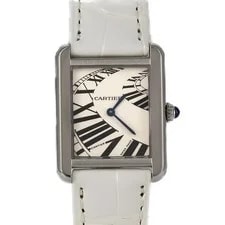 Cartier — Authentic Cartier Tank Solo Index Animation SM W5200018 Stainless Steel Quar... — Watch — resale