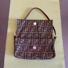 Fendi Mamma Baguette Pattern Auth From Japan 3