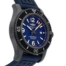 Breitling Superocean Date Black Steel Auto 46mm Strap M17368D71C1S2 3