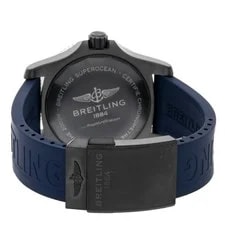 Breitling Superocean Date Black Steel Auto 46mm Strap M17368D71C1S2 4