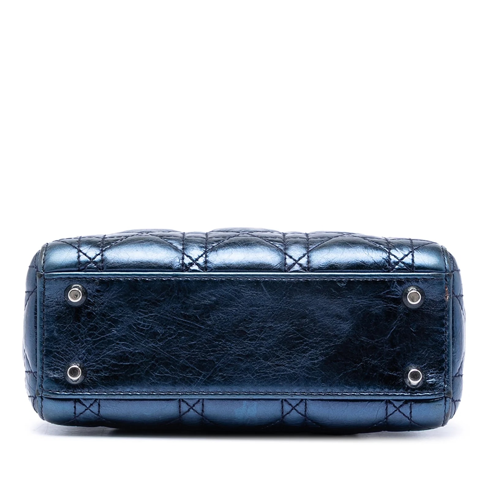 Mini Metallic Crinkled Lady Dior 3