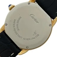 Cartier Ronde Solo de W6700355 White K18/SS #293 3