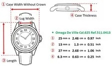 Omega de Ville Cal.625 Ref.511.0413 Gold Quartz 2