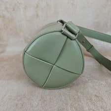 Bottega Veneta Light Woven Cylinder Crossbody 3