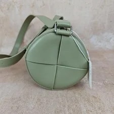 Bottega Veneta Light Woven Cylinder Crossbody 4