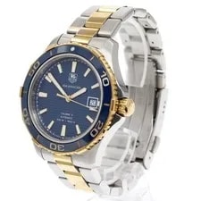 TAG Heuer Aquaracer Calibre 5 WAK2120.BB0835 43mm Ss/gp Navy Dial #C136 2
