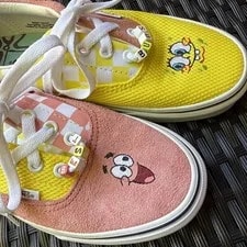 Authentic Vans Spongebob Shoes, Limited Edition 7.5 6 2