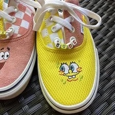 Authentic Vans Spongebob Shoes, Limited Edition 7.5 6 4