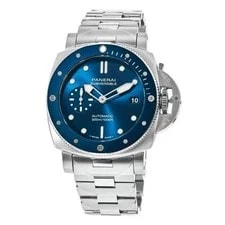 Panerai — Panerai Submersible Automatic Blue Dial Stainless Steel Diver 300m — Watch — resale