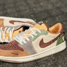 Air Jordan 1 Low OG Retro Shoes Flax Fauna Voodoo New 🍂 2