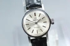 [N ] Omega Geneve 515.009 19mm Silver Round Hand Winding Japan 2