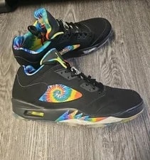 Promo Sample Size 11.5 - Air Jordan 5 Golf Low Peace & Love 2