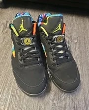 Promo Sample Size 11.5 - Air Jordan 5 Golf Low Peace & Love 3