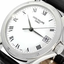 Patek Philippe Calatrava 5117G-001 18K WG White Roman Dial Auto 37mm 3