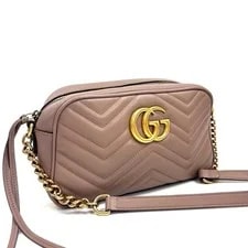 Gucci — Gucci GG Marmont Small Camera Chain — Handbag — resale