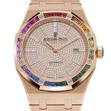 Audemars Piguet Royal Oak 15413OR.YY.1220OR.01 Rose Gold Rainbow Sapphires 4