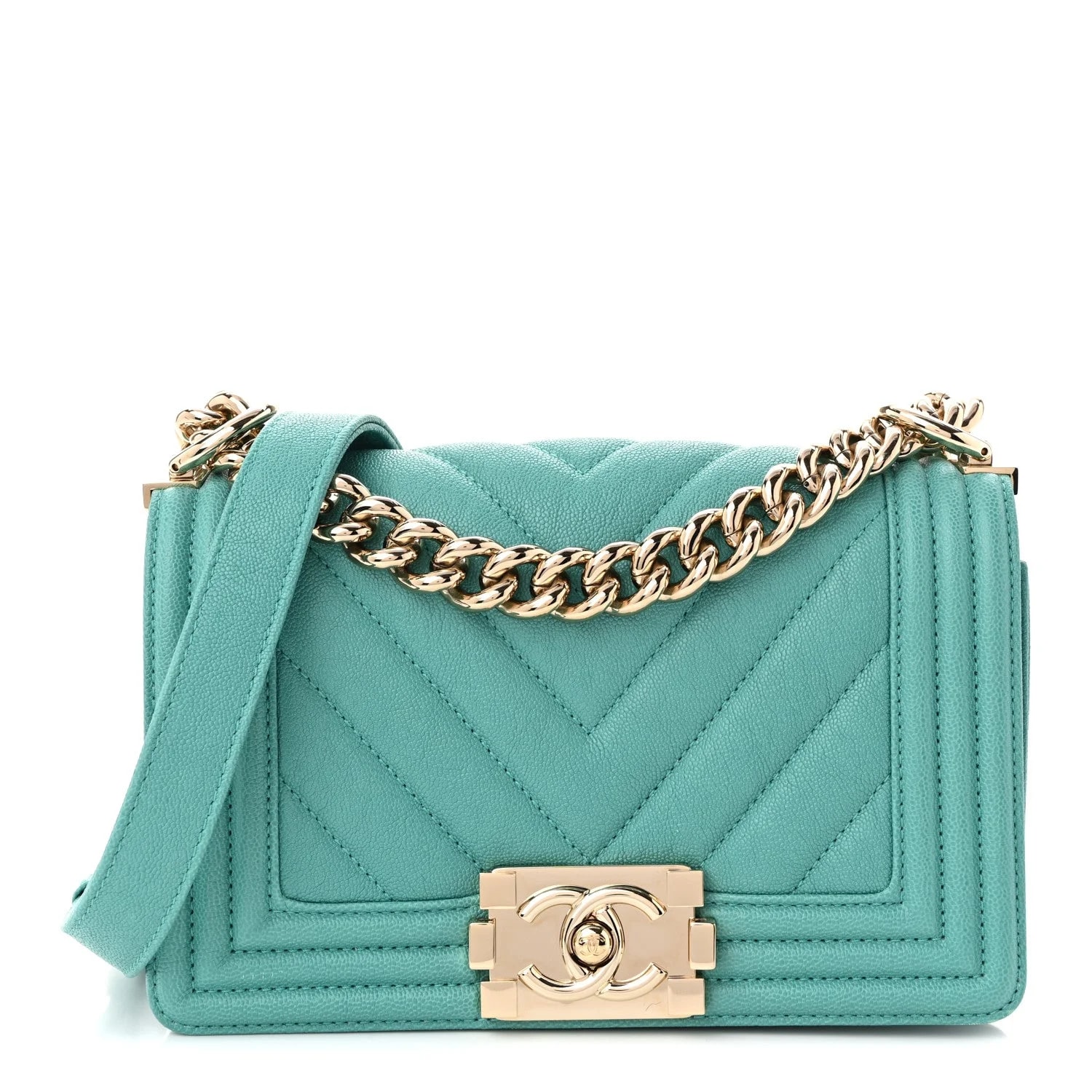 Chanel — Chevron Small Boy Flap — Handbag — resale