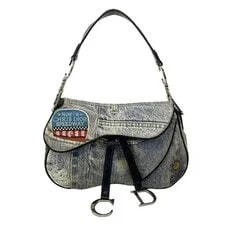 Dior — Christian Dior Double Saddle Print X — Handbag — resale
