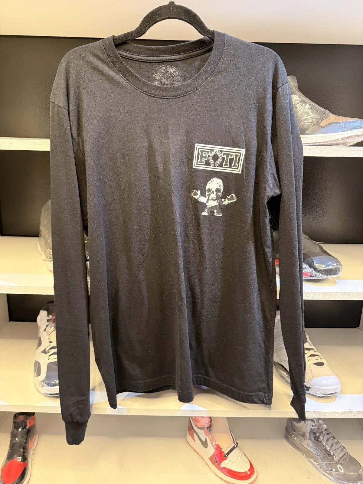 Chrome Hearts — Hearts Foti Tic Tac Toe T-Shirt — streetwear — resale