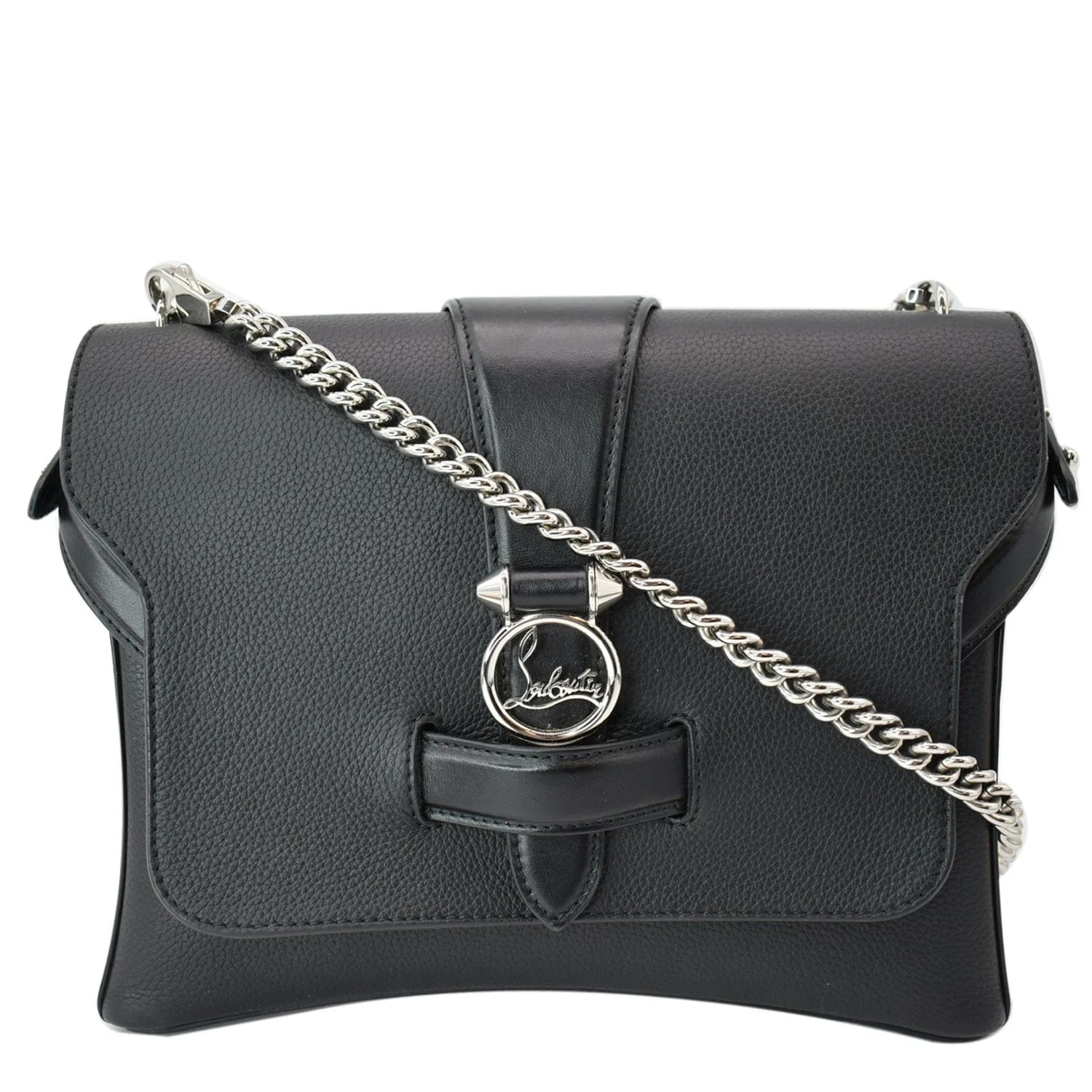 Christian Louboutin — Christian Louboutin Pebbled Small Rubylou — Handbag — resale