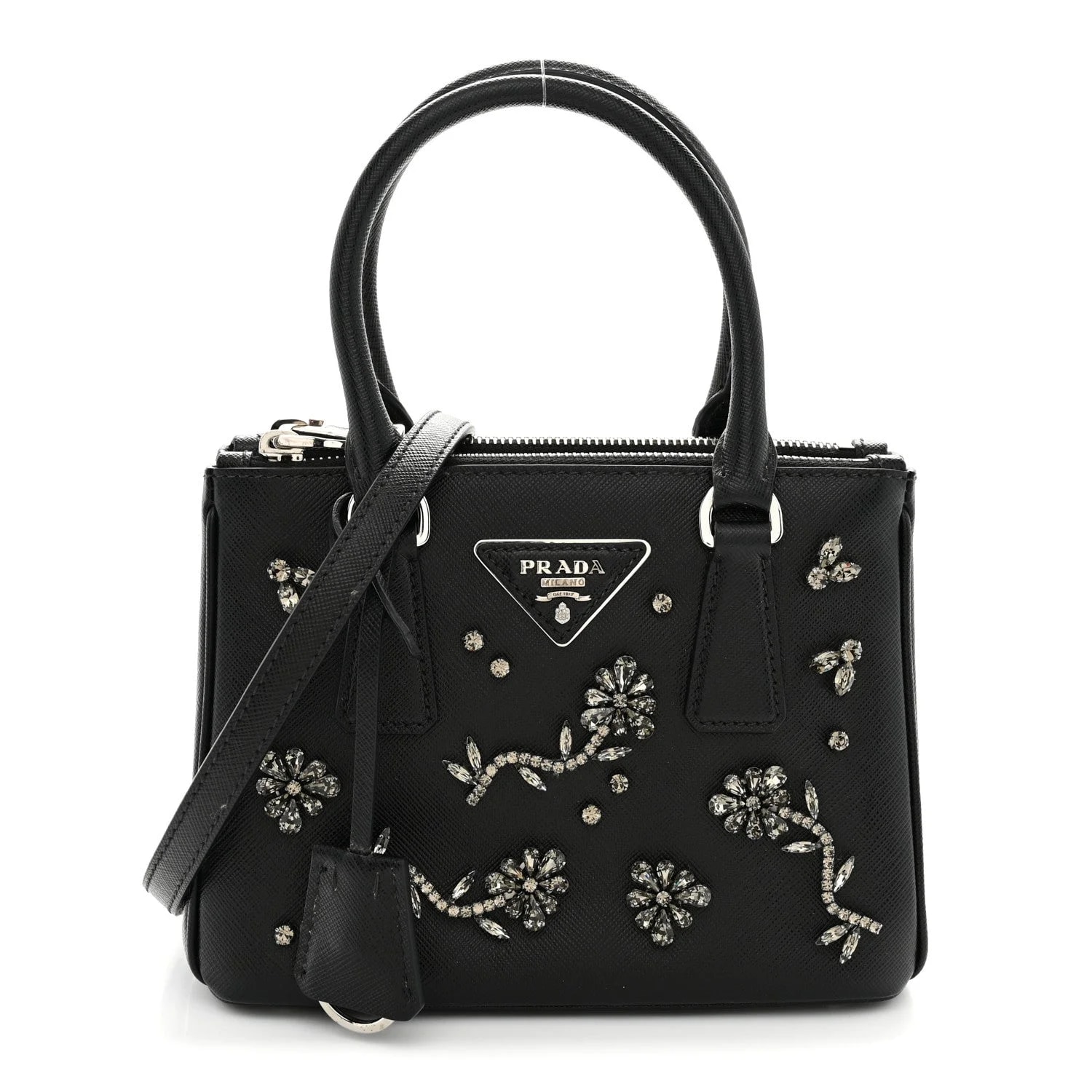 Prada — Lux Mini Galleria Double Zip — Handbag — resale