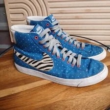 Nike Dunk High ID By You Sz 11.5 Stripe Polka Dot 3