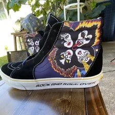 Vans Sk8 -Hi Kiss Rock and Roll Over 2008 High Top 3