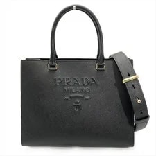 Prada — Prada Embossed Logo 2Way — Handbag — deal