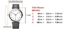 TAG Heuer Formula1 Professional WA1410 Blue 28mm Quartz 3
