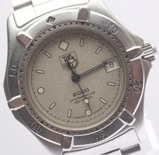 Tag Heuer — [EXC+5] TAG Heuer Professional 2000 962.213 34mm Silver Dial Quartz — Watch — resale