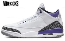 Air Jordan — Air Jordan 3 Retro 'Dark Iris' CT8532-105 New — Sneaker — resale